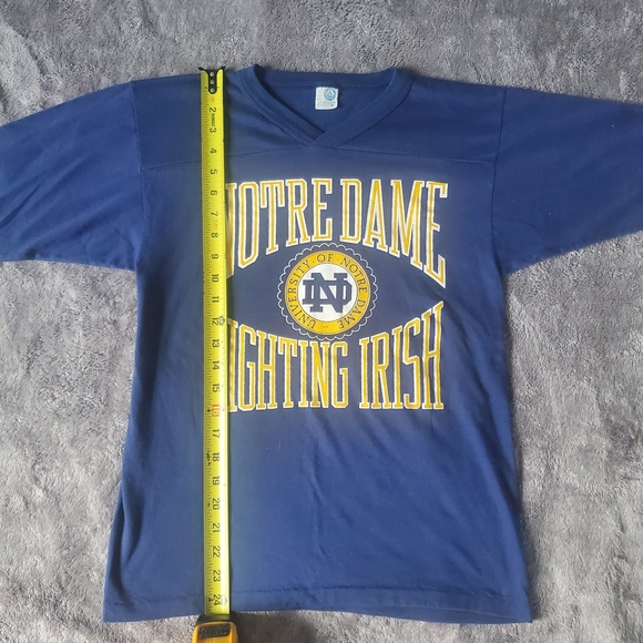 Vintage 1980s UNIVERSTY NORTE DAME FIGHTING IRISH T-Shirt , M, Football 1980s - Picture 7 of 12